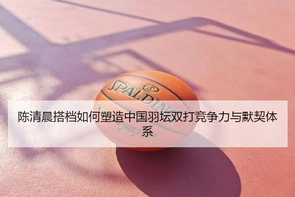 陈清晨搭档如何塑造中国羽坛双打竞争力与默契体系