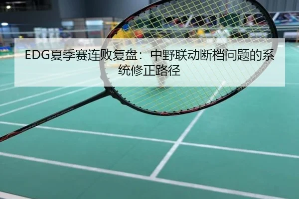 EDG夏季赛连败复盘：中野联动断档问题的系统修正路径